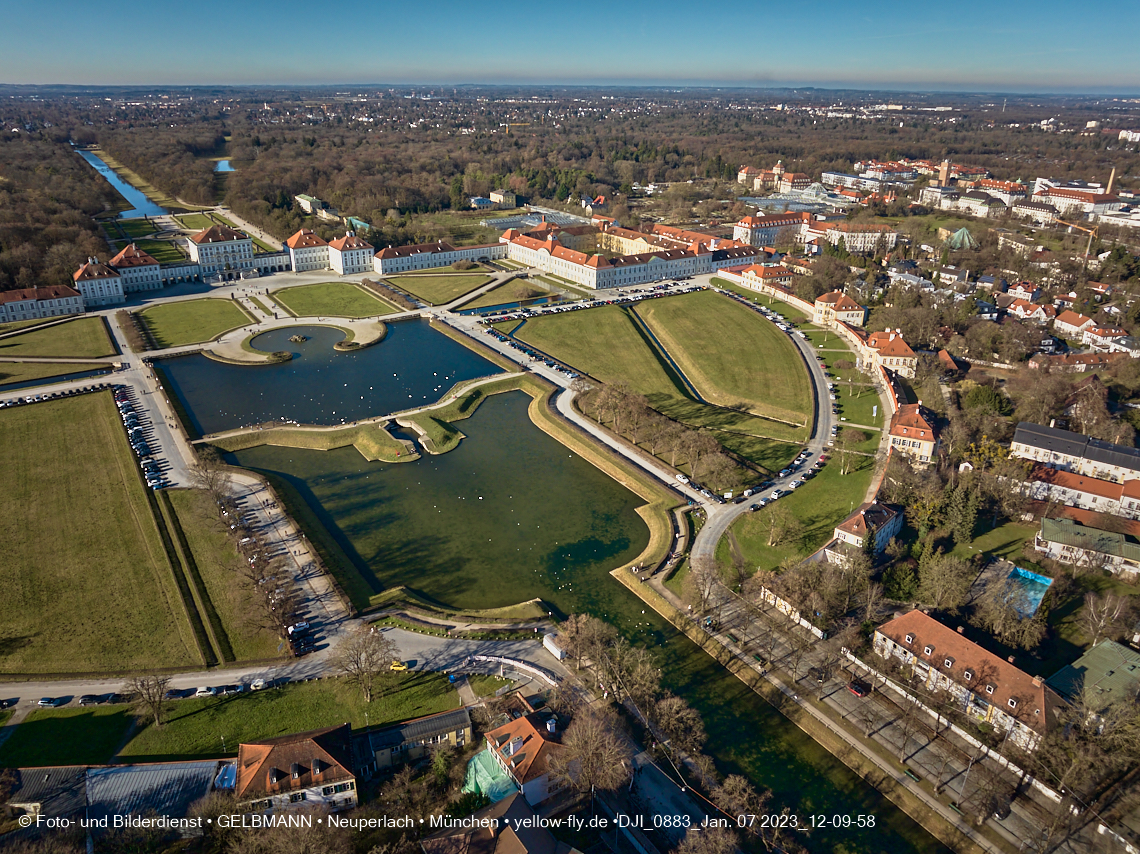 07.01.2023 - Umgebung vom Schloß Nymphenburg